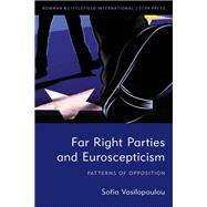Far Right Parties and Euroscepticism Patterns of Opposition by Vasilopoulou, Sofia, 9781785522291
