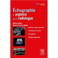 Echographie en urgence pour le radiologue by Michel Blry, 9782294742293