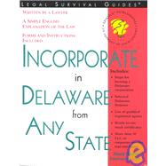 Incorporate in Delaware from Any State by WARDA MARK, 9781572482302