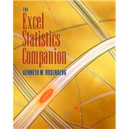 The Excel Statistics Companion CD-ROM (with Users Manual) by Rosenberg, Kenneth M., 9780534642303