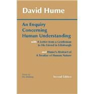 An Enquiry Concerning Human Understanding by Hume, David; Steinberg, Eric, 9780872202306