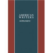 American Writers Supplement VIII by Unger, Leonard; Parini, Jay; Litz, A. Walton; Weigel, Molly, 9780684312309