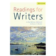 Readings for Writers by McCuen-Metherell, Jo Ray; Winkler, Anthony, 9781337902311
