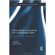 Party Attitudes Towards the EU in the Member States: Parties for Europe, Parties against Europe by Conti; Nicol=, 9780415622318