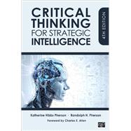 Critical Thinking for Strategic Intelligence by Katherine Hibbs Pherson, Randolph H. Pherson, 9781071902318
