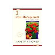 Cost Management Accounting and Control by Hansen, Don R.; Mowen, Maryanne M., 9780324002324