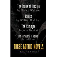 Three Gothic Novels by Bleiler, E. F., 9780486212326