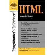 Html: Programmer's Reference by Powell, Thomas A.; Whitworth, Dan, 9780072132328