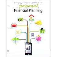 Personal Finance Planning by Billingsley, Randy; Gitman, Lawrence J.; Joehnk, Michael D., 9781305862333