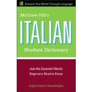 McGraw-Hill's Italian Student Dictionary by Dioguardi, Raffaele; Abate, Frank, 9780071592338