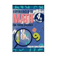 Experiences in Math for Young Children by Charlesworth, Rosalind, 9780766802339