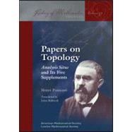 Papers on Topology by Poincare, Henri; Stillwell, John, 9780821852347