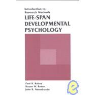 Life-span Developmental Psychology: Introduction To Research Methods by Baltes; Paul B., 9780805802351