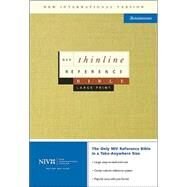 NIV Thinline Reference Bible, Large Print, Thumb Indexed by Not Available (NA), 9780310922353