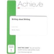 Achieve for Writing about Writing (1-Term Access; Multi-Course) by Wardle, Elizabeth; Downs, Doug, 9781319332358