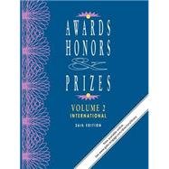 Awards, Honors & Prizes: International by Gale, 9781573022361