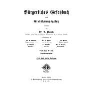 Einfuhrungsgesetz by Achilles, Alexander (CON); Andre, Fritz (CON); Greiff, Max (CON); Ritgen, Friedrich (CON); Strecker, Otto (CON), 9783111172392