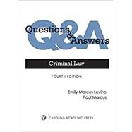 Questions & Answers: Criminal Law by Levine, Emily Marcus; Marcus, Paul, 9781531012403
