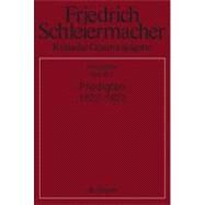 Predigten 1822-1823 by Schleiermacher, Friedrich Daniel Ernst; Kunz, Kirsten Maria Christine; Kritische, Gesamtausgabe, 9783110252422