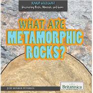 What Are Metamorphic Rocks? by Peterson, Judy Monroe, 9781680482430