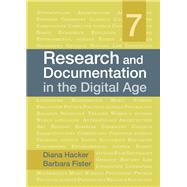 Research and Documentation in the Digital Age by Hacker, Diana; Fister, Barbara, 9781319152437