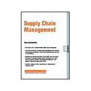 Supply Chain Management Operations 06.04 by Zuckerman, Amy, 9781841122441