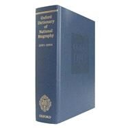 Oxford Dictionary of National Biography 2001-2004 by Goldman, Lawrence, 9780199562442