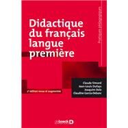 Didactique du franais langue premire by Claude Simard; Jean-Louis Dufays; Joaquim Dolz; Claudine Garcia-Debanc, 9782807322448