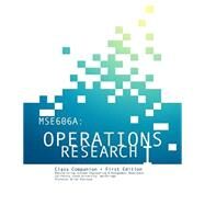 Mse606a - Operations Research I Class Companion by Pokrzywa, Brian J.; Dauterman, Russell, 9781467992459