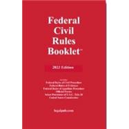 2023 Federal Civil Rules Booklet by LegalPub.com, 9781934852460