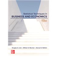 Statistical Techniques in Business and Economics [Rental Edition] by LIND, 9781265322465