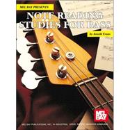 Note Reading Studies for Bass by Evans, Arnold, 9780786602476