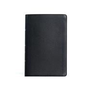 CSB Personal Size Giant Print Bible, Black Genuine Leather, Indexed by CSB Bibles by Holman, 9781430082477