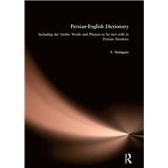 Persian-English Dictionary by F. Steingass, 9781136852480