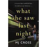 What She Saw Last Night by Mason Cross, 9781409172482