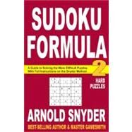 Sudoku Formula 2 by Snyder, Arnold, 9781580422482