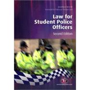 Law for Student Police Officers by Jonathan Merritt, 9781844452507