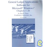 General Ledger Applications Software for Microsoft Windows Chapters 1-26 by Terry, Jack E.; Larson, Kermit D.; Wild, John J.; Chiappetta, Barbara, 9780072302509