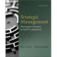 Strategic Management by Pearce, John; Robinson, Richard, 9780077862510