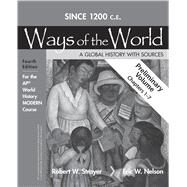 1200 Update Ways of the World with Sources for AP Modern Course by Robert W. Strayer; Eric W. Nelson, 9781319282516
