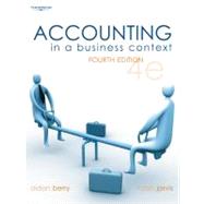 Accounting In A Business Context by Berry, Aidan, 9781844802517