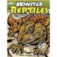Monster Reptiles A Close-Up Coloring Book by Zourelias, Diana, 9780486482521