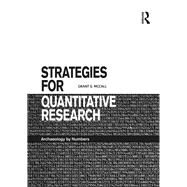 Strategies for Quantitative Research: Archaeology by Numbers by McCall; Grant S., 9781138632523