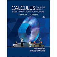 Calculus of a Single Variable Early Transcendental Functions, 7th Edition by Larson, Ron; Edwards, Bruce H., 9781337552523