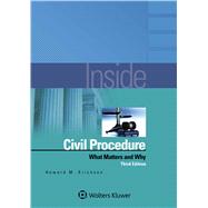 Inside Civil Procedure What Matters and Why by Erichson, Howard M., 9781454892526