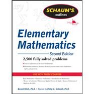 Schaum's Outline of Review of Elementary Mathematics, 2nd Edition by Schmidt, Philip; Rich, Barnett, 9780071762540