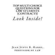 Top Multi Choice Questions for Law Students Contracts by Harry, Jean Steve B., 9781502302540