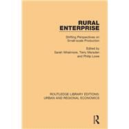 Rural Enterprise: Shifting Perspectives on Small-scale Production by Whatmore; Sarah, 9781138102545