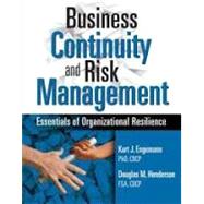 Business Continuity and Risk Management by Kurt J. Engemann, 9781931332545