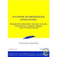 Random Schroedinger Operators by Disertori, Margherita, 9782856292549